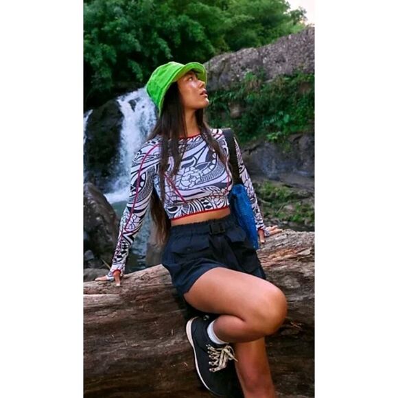 Free People Movement Seamless Padma Layer Top XS Long Sleeve Active Wear - Picture 5 of 14